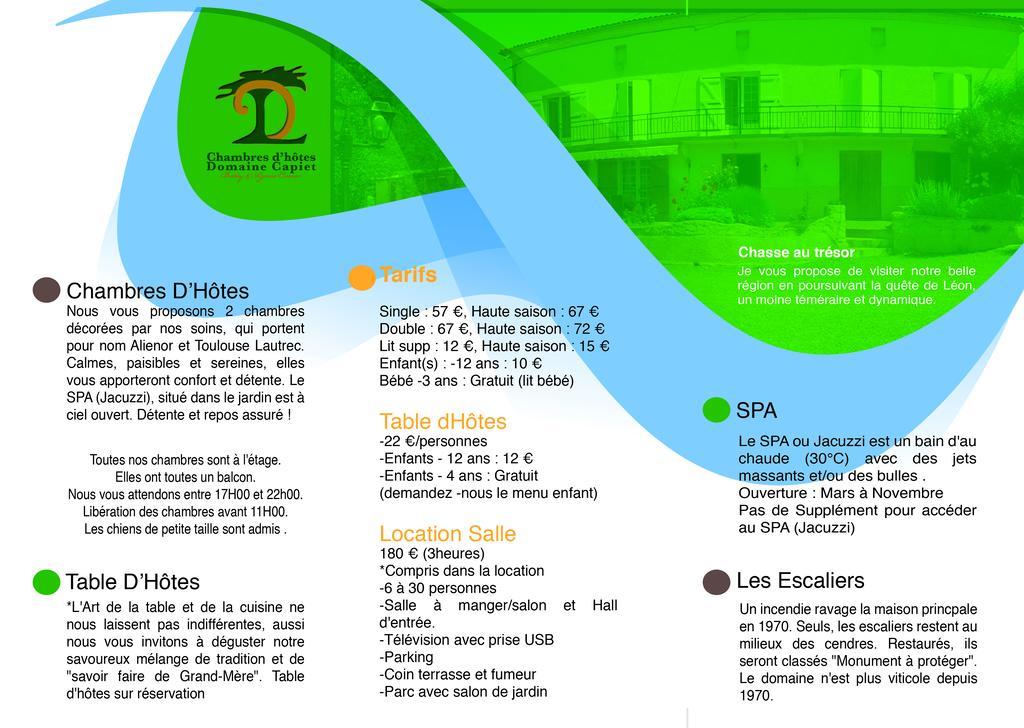 Domaine Capiet Courpiac Exterior foto